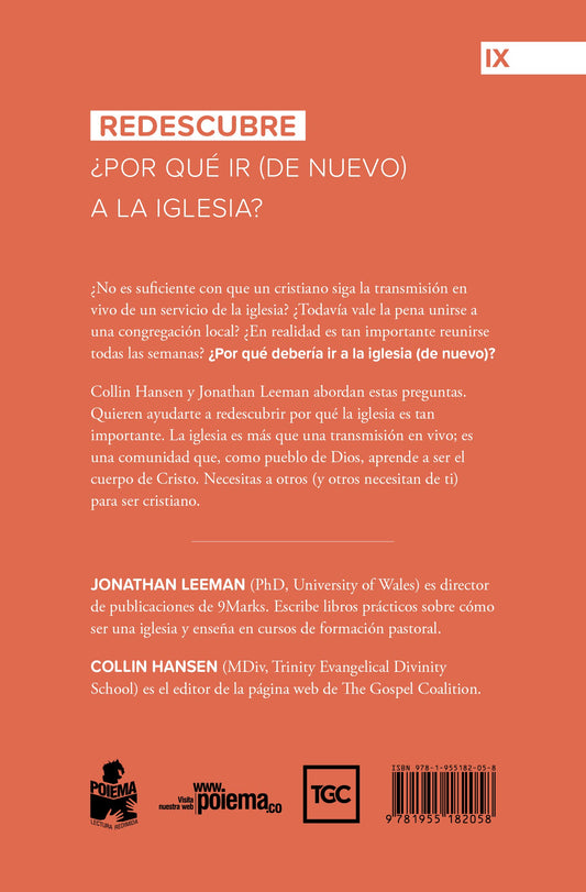 Redescubre ¿Por qué ir de nuevo a la iglesia? / Collin H. | Jonathan L.