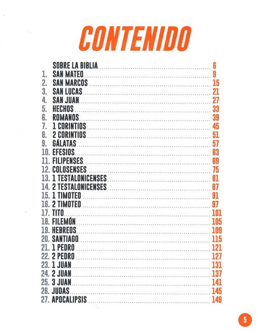 Los libros de la Biblia explicados en gráficos