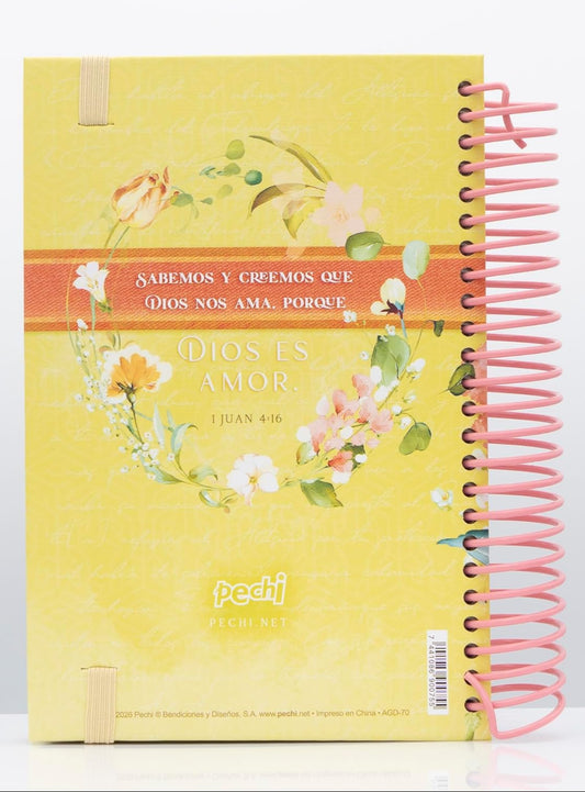 Planificador Pechi 2026 – Amor amarillo