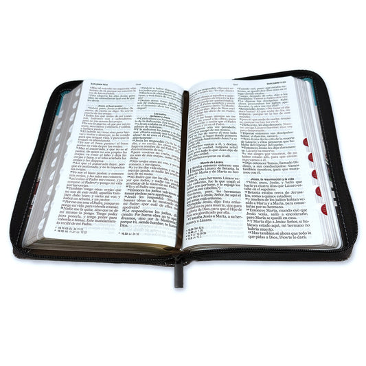 Biblia mediana fantasíafloral tuerquesa RV1960