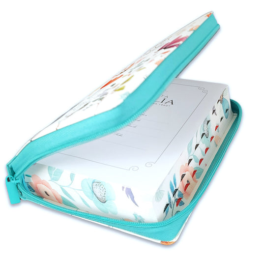 Biblia manual letra gigante RVR60 con indice y cierre – Jardín Turquesa