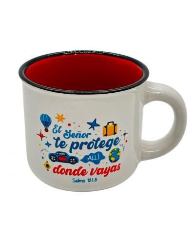 Taza- Pequeñas Bendiciones, 3 onzas: El Señor Te Protege