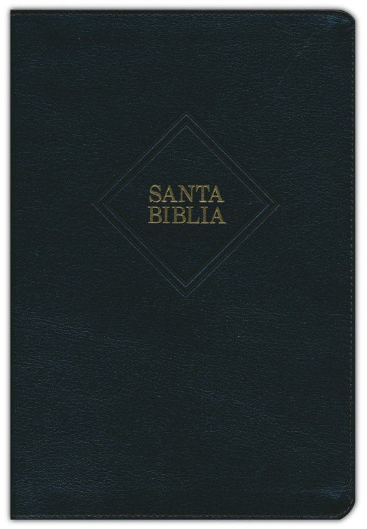 Biblia de letra gigante color negro con indice