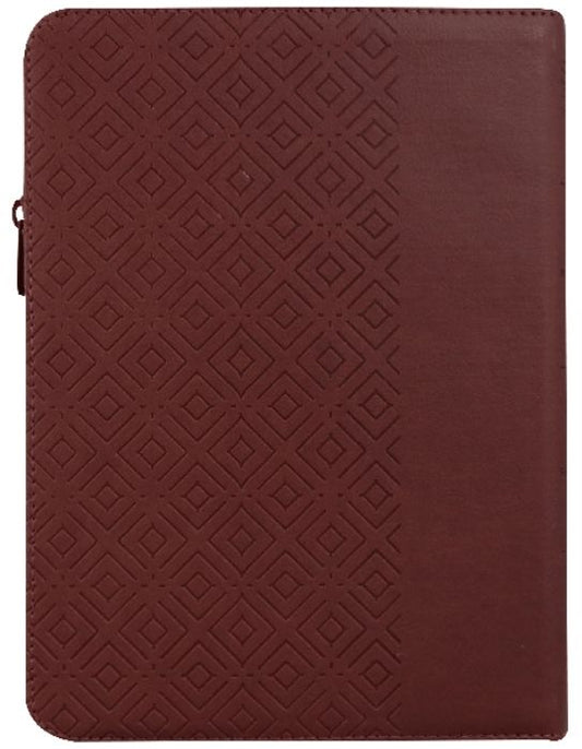 Biblia letra gigante con QR RVR60 – Vino tinto – Índice – Cierre