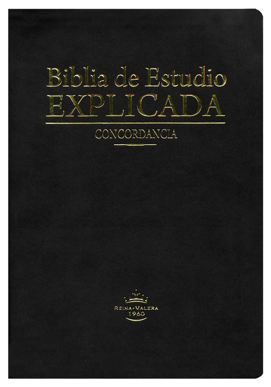 Biblia de estudio explicada RVR60 – Negro – Índice