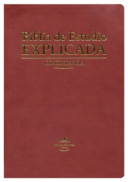 Biblia de estudio explicada / Marrón claro – Índice - RV1960