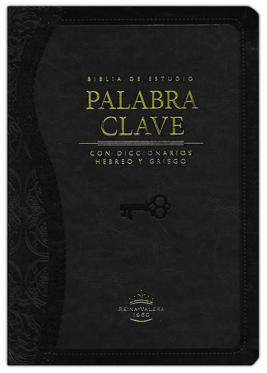 Biblia Palabra Clave piel especial Negro