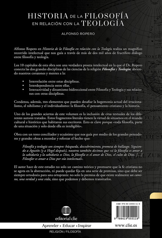 Historia de la filosofía y su relación con la teología /  Alfonso Ropero