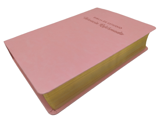 Biblia de estudio Herencia reformada RVR60 – Rosado