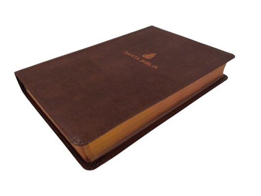 Biblia Letra Gigante con Referencia / Marron Piel Fabricada / Rv 1960