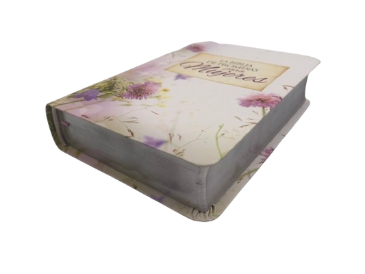 Biblia de promesas chica / piel especial floral / RV1960