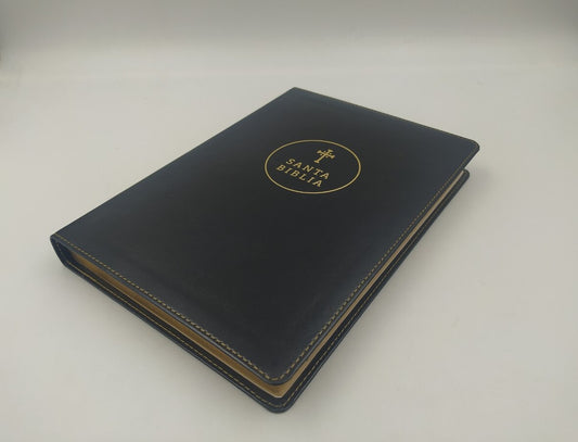 Biblia de referencia ultra fina letra grande - RVR60 – Negro