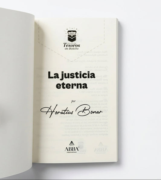 La justicia eterna de Dios (Colección Tesoros de Bolsillo) 4