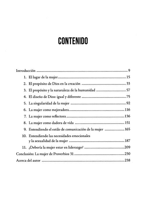 Entendiendo el propósito y el poder de una mujer / Dr. Myles Munroe