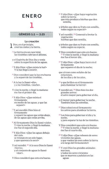 Biblia para leer en un año – Azul