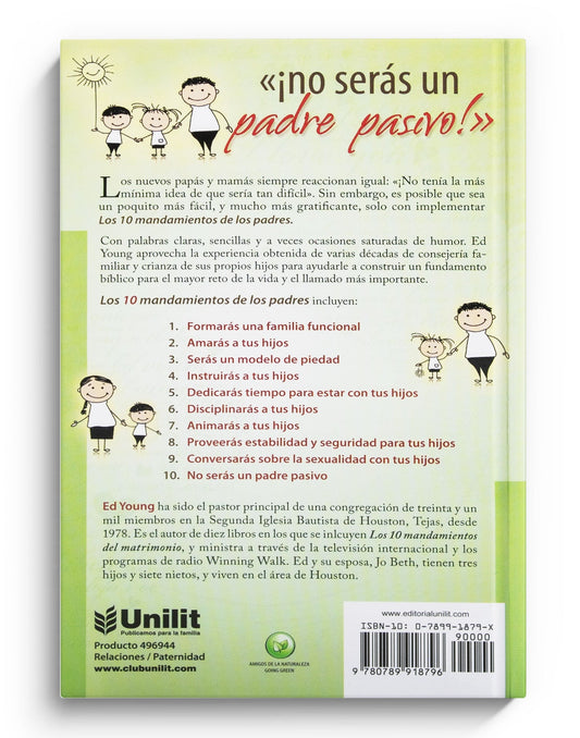 Los 10 mandamientos de los padres: favoritos/ Ed Young