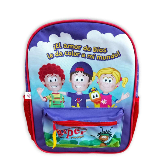 Biper y sus Amigos / Mochila ¡Dios llena de colores mi mundo!