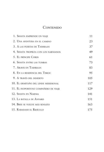 Las crónicas de Narnia 3 "El caballo y su muchacho" / C.S. Lewis