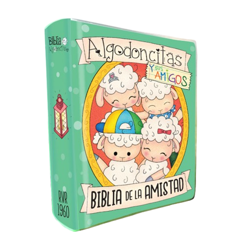 Biblia de la Amistad: Algodoncitas y sus Amigos / Verde / Vinilo / RV1960