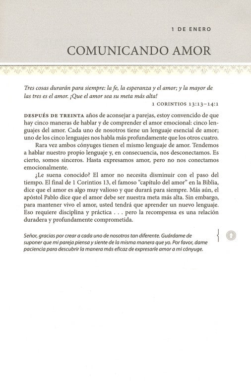 Devocional en un año: Los lenguajes del amor / Gary Chapman