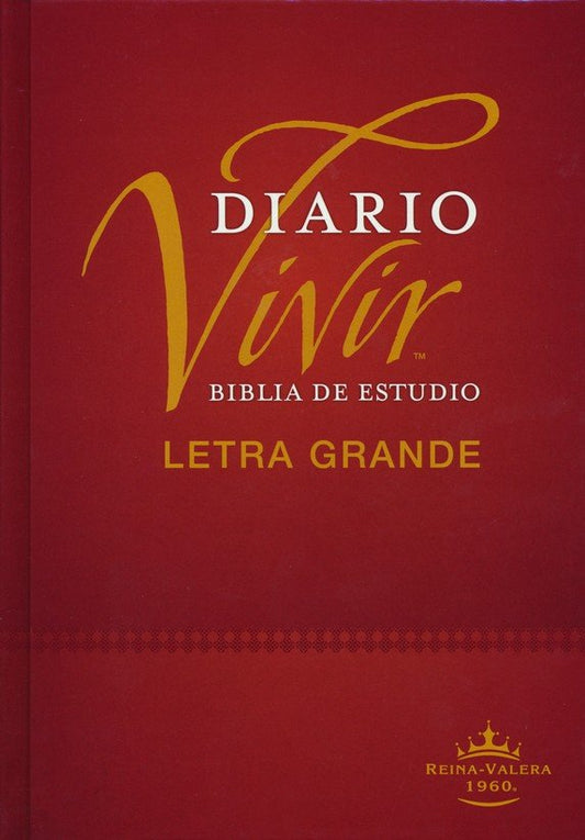 Biblia de estudio del Diario vivir letra grande / Tapa Dura - RV1960