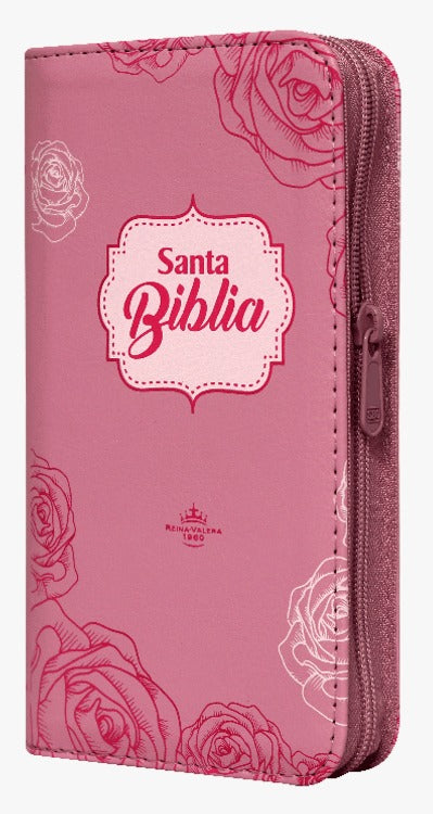 Biblia  Agenda Flores Rosas / RV 1960