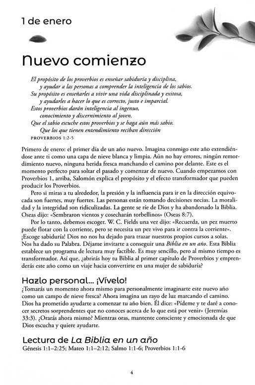 Devocional en un año - Sabiduría para mujeres / Debbi Bryson