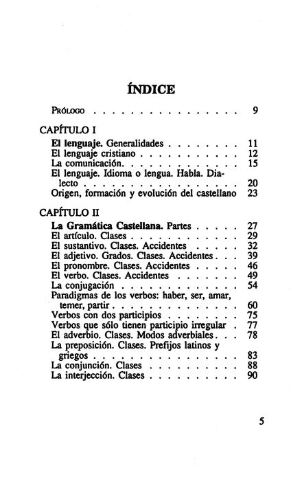 Gramática Castellana adaptada para el estudio bíblico / Dr. Jorge Cotos / Clie