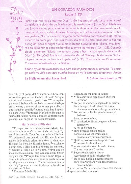 Biblia de la Mujer Conforme al Corazón de Dios / Morado Imitacion Piel RV1960