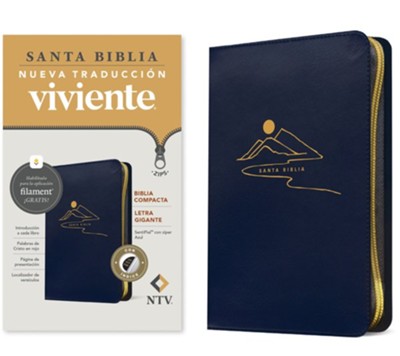 Biblia compacta NTV con Filament, Azul, Cierre – Índice