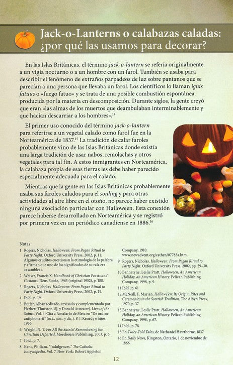 Temas de fe orígenes cristianos de Halloween / B&H Español