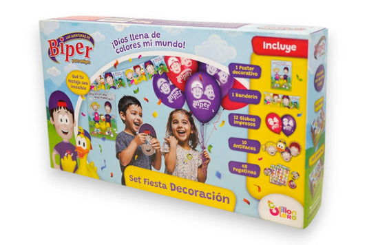 Biper: Set Fiesta Decoración ¡Dios llena de colores mi mundo!