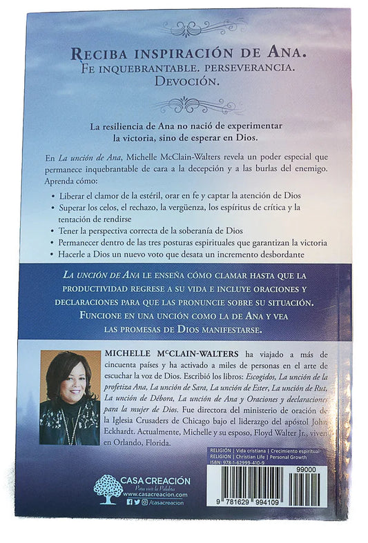 La unción de Ana/ Michelle McClain Walters