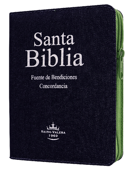 Biblia Compacta Fuente De Bendiciones /Jean Cierre e indice Verde/ RV1960