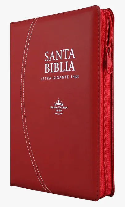 Biblia mediana letra super gigante 14 puntos / cierre e índice RV1960