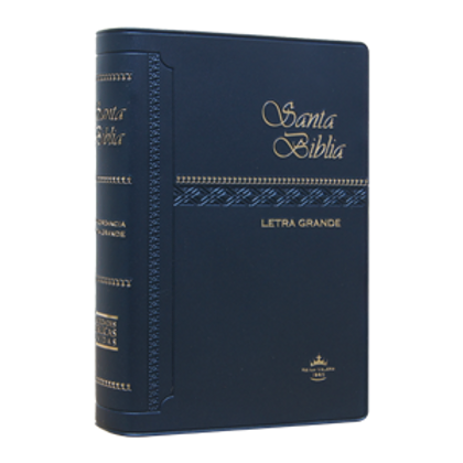 Biblia compacta vinil azul / RV1960