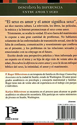 Descubre la diferencia entre amor y sexo /  P Roger Hillerstrom, Karlyn