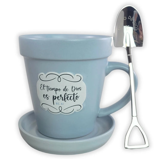Taza Sembrador 14 oz / El tiempo de Dios - Eclesiastés 3:1