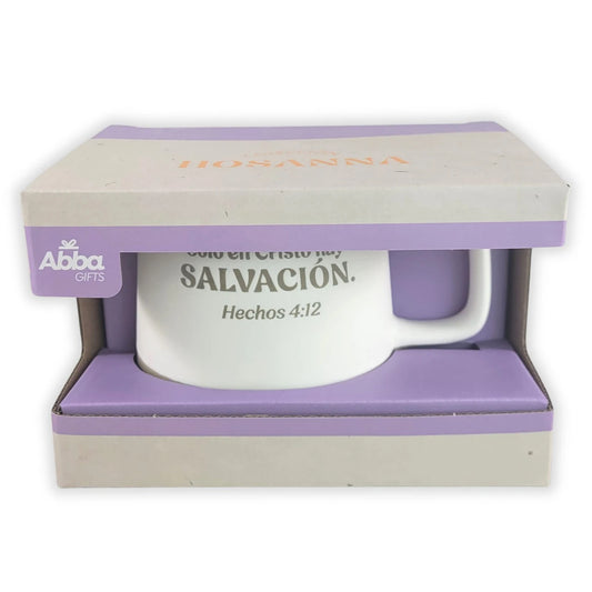 Taza de 20 onzas, Colección Hosanna - “Sólo en Cristo hay salvación”