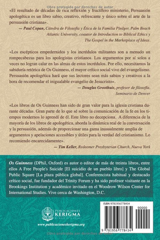 Persuasión Apologética/ Os Guinness