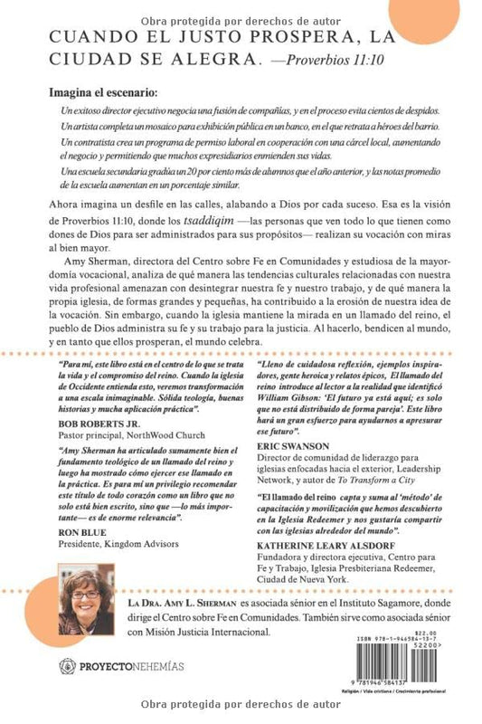 El Llamado del reino/ Amy L. Sherman