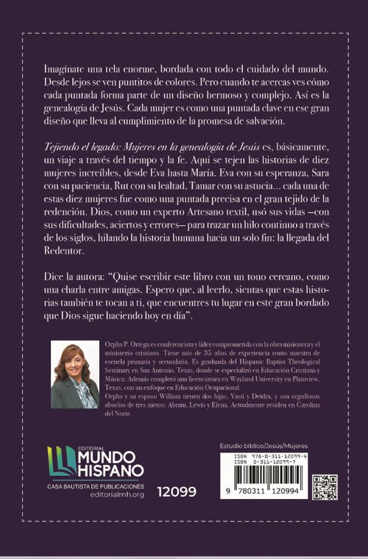 Tejiendo el legado: Mujeres en la genealogía de Jesús/ Orpha P. Ortega