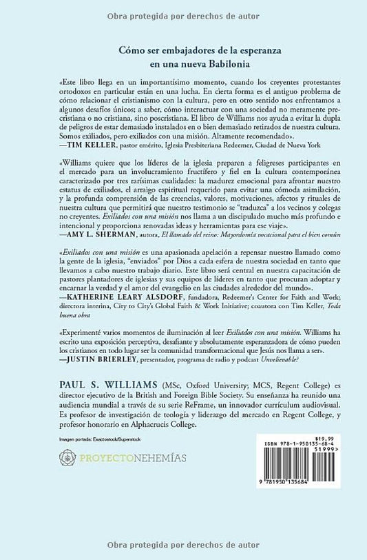 Exiliados con una misión/ Paul S. Williams