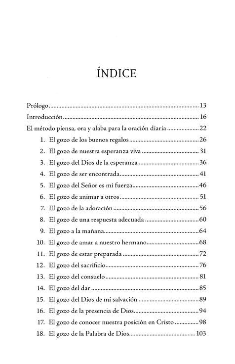 Oraciones diarias para encontrar el gozo / Gina L. Smith