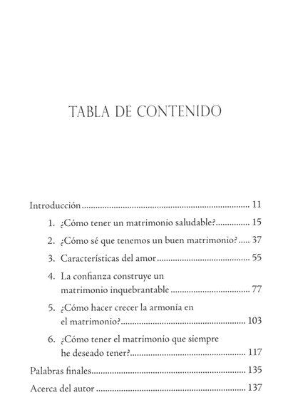 Cómo tener un matrimonio saludable / Sixto Porras