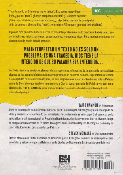 Textos Fuera de Contexto / Jairo Namnun / ByH Español