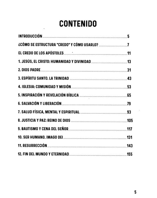 Credo 12 lecciones de ayuda para jóvenes