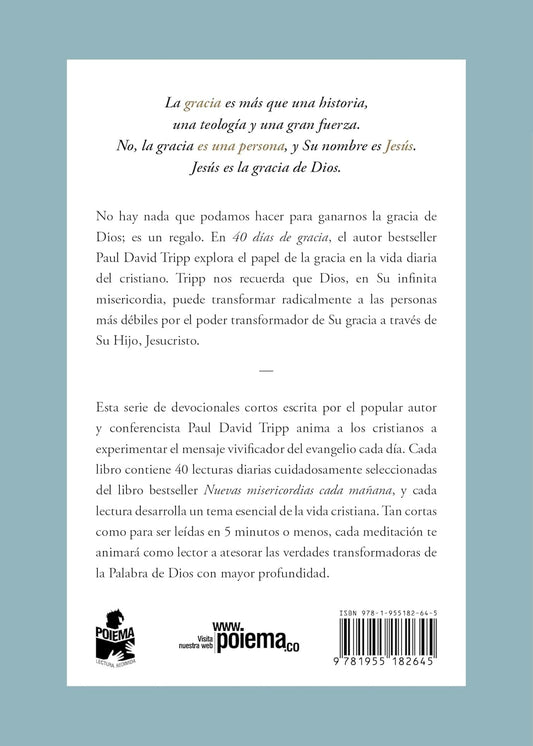40 días de gracia/ Paul David Tripp