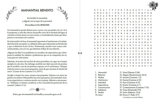 100 devocionales para mujeres: Promesas de Dios con sopa de letras – Letra grande/ Origen