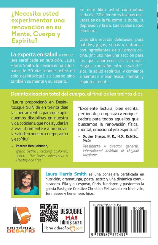 30 Días Para Desintoxicar su Vida/ Laura Harris Smith/ Desafío